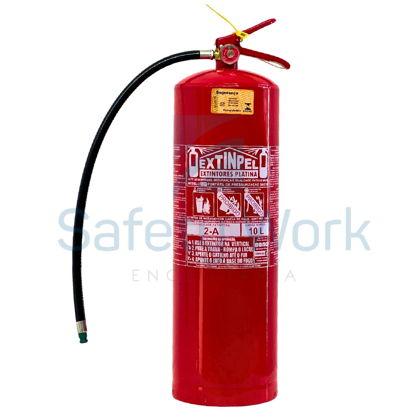 Extintor de Incêndio Água Pressurizada AP – 10L